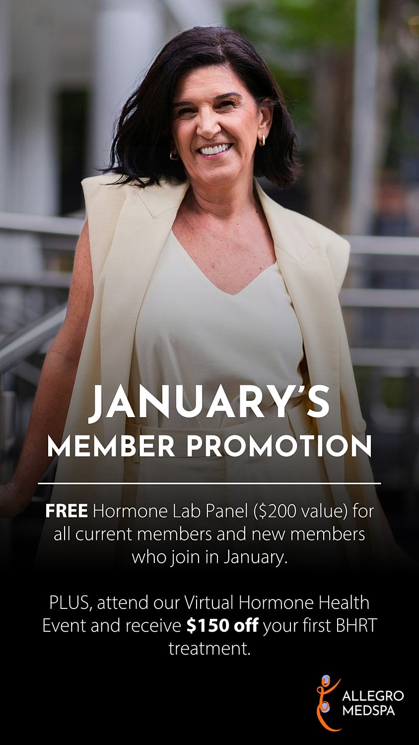 January member promotion for hormone lab panel.