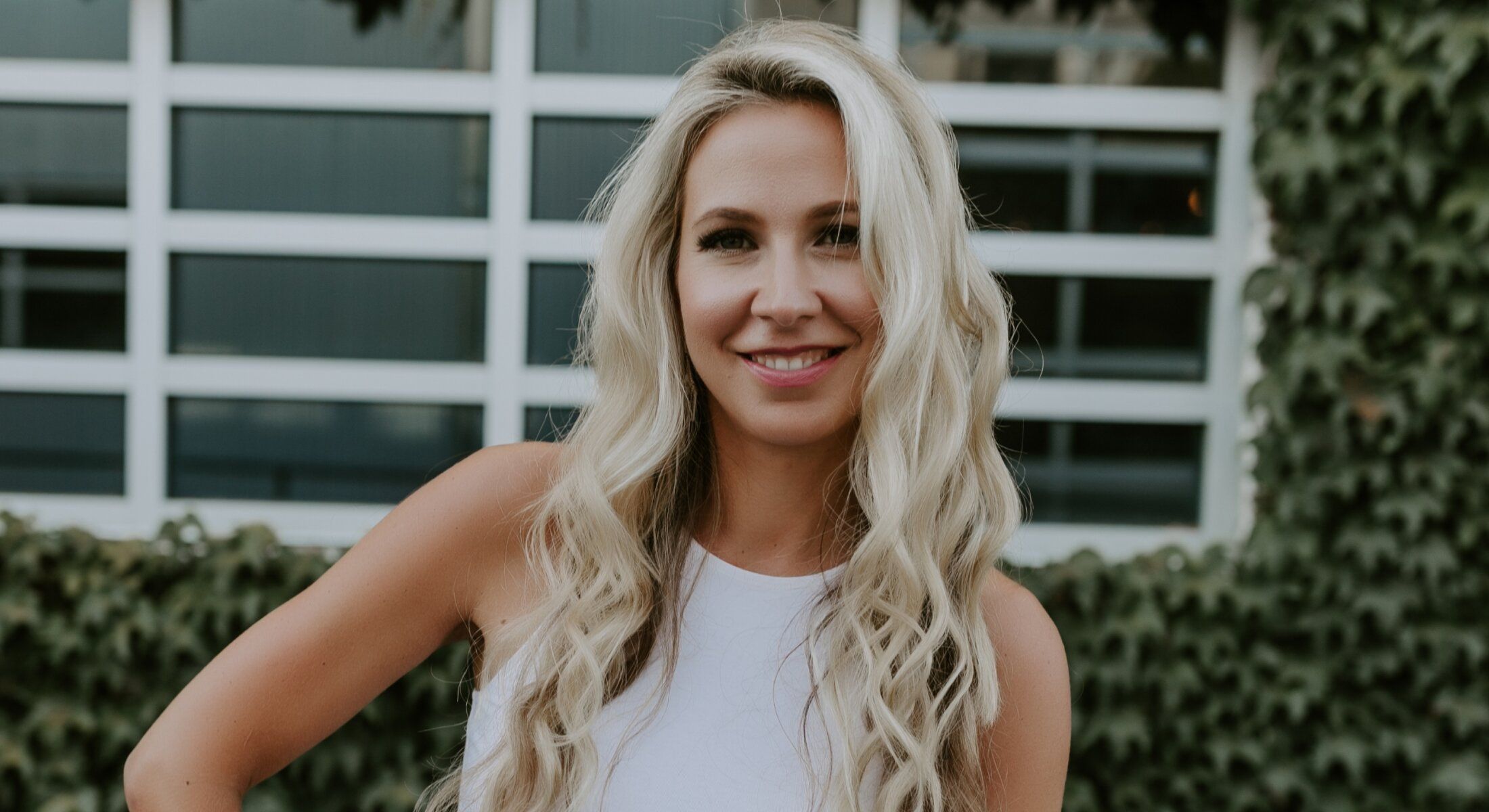 santa rosa microneedling model with blonde hair